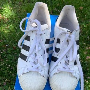 COPY - Adidas Superstar Black & White Shoes Women’s Size 8